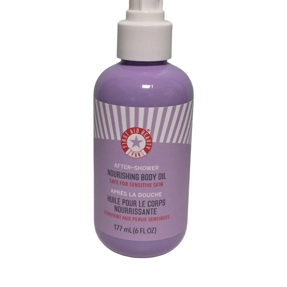 First Aid Beauty FAB After-Shower Nourishing Body Oil Tangerine 6oz Sensitive